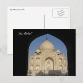 Taj Mahal Arch Postkarte (Vorne/Hinten)