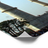 taj mahal blue poster (Ecke)