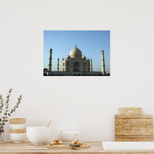 taj mahal blue poster (Küche)