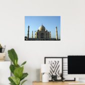 taj mahal blue poster (Heimbüro)