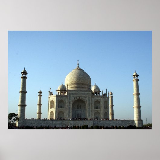 taj mahal blue poster (Vorne)