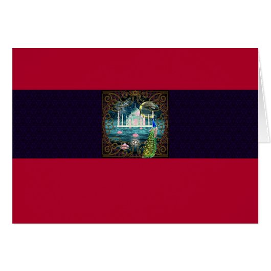 Taj Mahal - Bohemischer orientalischer Stil (Vorderseite (Horizontal))