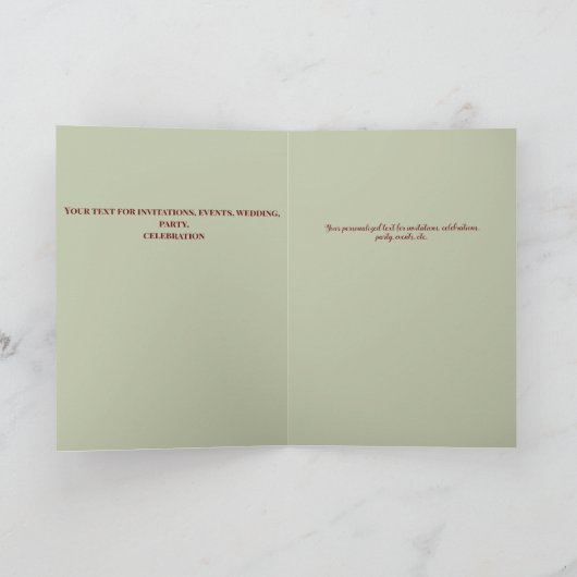 Taj Mahal - Bohemischer orientalischer Stil Karte (Innenseite)