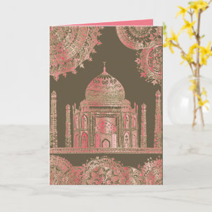 Taj Mahal - Bohemischer orientalischer Stil Karte