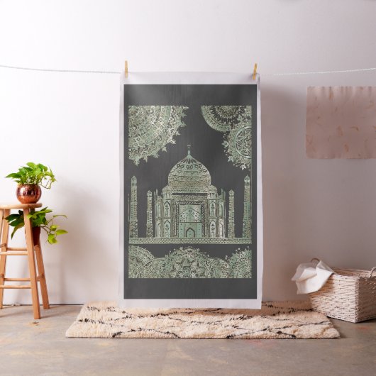 Taj Mahal - Bohemischer orientalischer Stil Stoff (Beispiel)