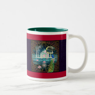 Taj Mahal - Bohemischer orientalischer Stil Zweifarbige Tasse