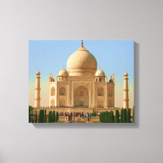 taj mahal bright Leinwand