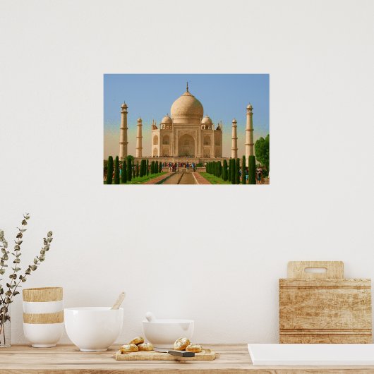taj mahal bright poster (Küche)