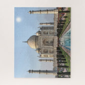 Taj Mahal Cartoon Oil Puzzle (Vertikal)