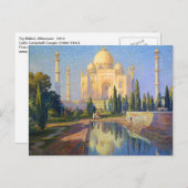 Taj Mahal Colin Campbell Cooper Postkarte (Vorne/Hinten)