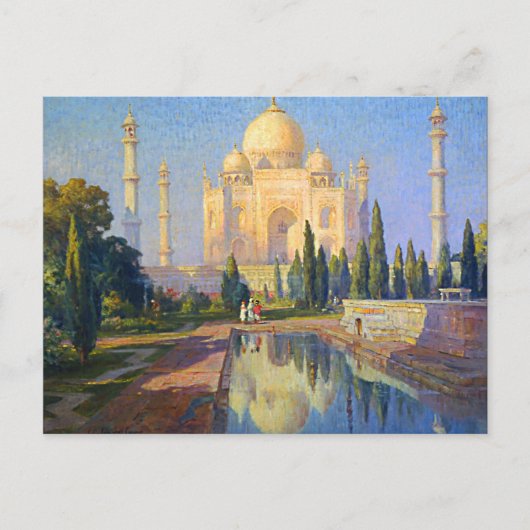 Taj Mahal Colin Campbell Cooper Postkarte (Vorderseite)