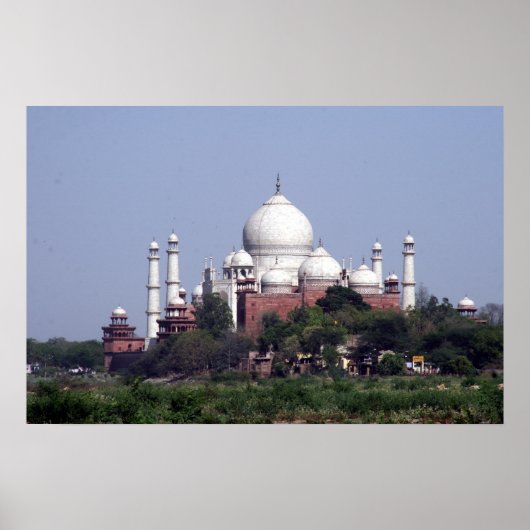 taj mahal distant poster (Vorne)