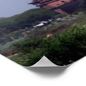 taj mahal distant poster (Ecke)