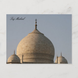 Taj mahal domes postkarte