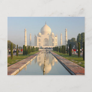 Taj mahal , Ein berühmtes historisches Denkmal Postkarte