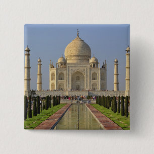 Taj Mahal, ein Mausoleum in Agra, Indien, 2 Button