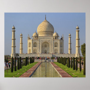Taj Mahal, ein Mausoleum in Agra, Indien, 2 Poster