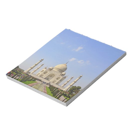 Taj Mahal, ein Mausoleum in Agra, Indien, Notizblock (Rotiert)