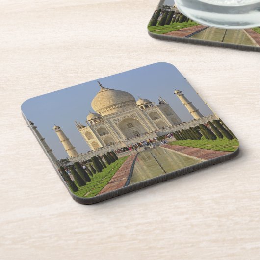 Taj Mahal, ein Mausoleum mit Sitz in Agra, Indien, Getränkeuntersetzer (Linke Seite)
