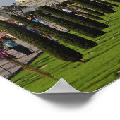 Taj Mahal, ein Mausoleum mit Sitz in Agra, Indien, Poster (Ecke)