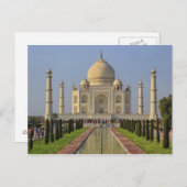 Taj Mahal, ein Mausoleum mit Sitz in Agra, Indien, Postkarte (Vorne/Hinten)