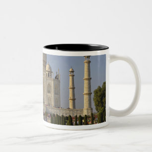 Taj Mahal, ein Mausoleum mit Sitz in Agra, Indien, Zweifarbige Tasse