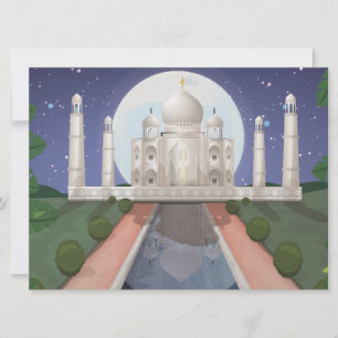 Taj Mahal Einladung