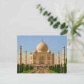 Taj Mahal Farben Postkarte (Stehend Vorderseite)