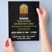 Taj Mahal, Flyer für islamische Lehrwerbung (Hand)