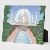 Taj Mahal Fotoplatte (Seite)