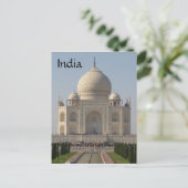 Taj Mahal Front Postkarte (Stehend Vorderseite)