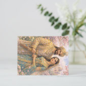 Taj Mahal Frühlingszauber Postkarte (Stehend Vorderseite)