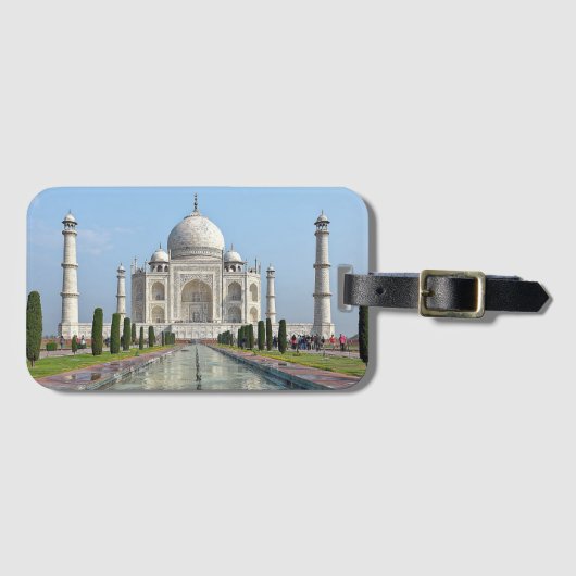 Taj mahal gepäckanhänger (Vorderseite (Horizontal))