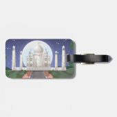 Taj Mahal Gepäckanhänger (Rückseite horizontal)