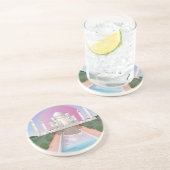 Taj Mahal Getränkeuntersetzer (Seite)