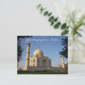taj mahal Grüße Postkarte (Stehend Vorderseite)