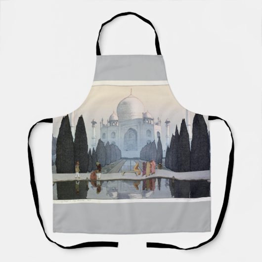 Taj Mahal, Hiroshi Yoshida, Woodcut Schürze (Vorderseite)