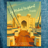 Taj Mahal Houseboat, Sausalito, Kalifornien Reisen Postkarte