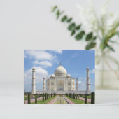Taj Mahal in Agra India 7 Weltwunder Postkarte (Stehend Vorderseite)