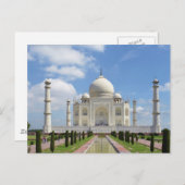 Taj Mahal in Agra India 7 Weltwunder Postkarte (Vorne/Hinten)