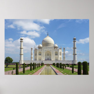 Taj Mahal in Agra India Poster