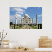 Taj Mahal in Agra India Poster (Küche)