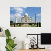 Taj Mahal in Agra India Poster (Heimbüro)
