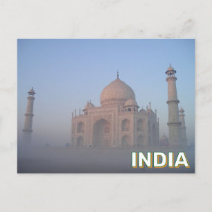 Taj Mahal in Agra, Indien Postkarte