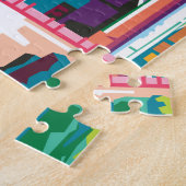 Taj Mahal in Indien Pop Art Puzzle (Seite)