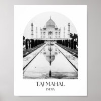 Taj Mahal India Arch Foto Print