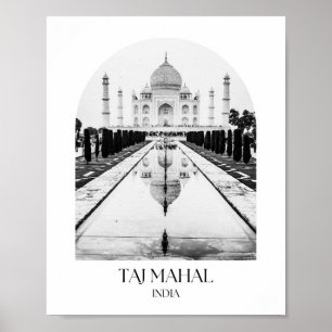 Taj Mahal India Arch Foto Print Poster