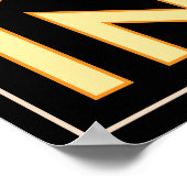 Taj mahal india art Deko Retro Poster (Ecke)