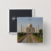 taj mahal india button (Vorne & Hinten)
