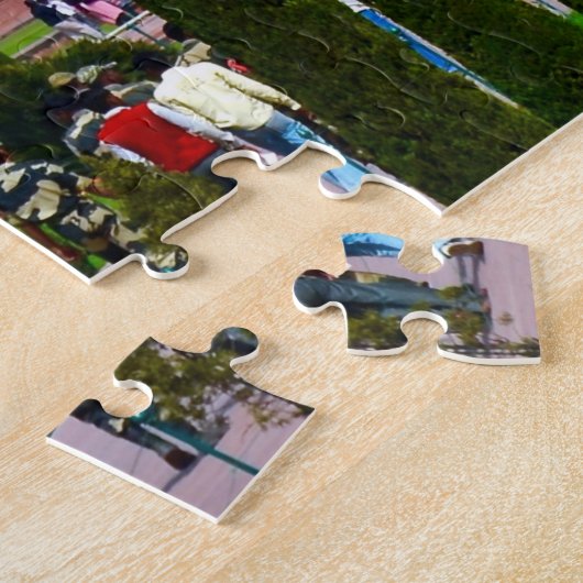 Taj Mahal India Landschaftlich Historisches Jigsaw Puzzle (Seite)